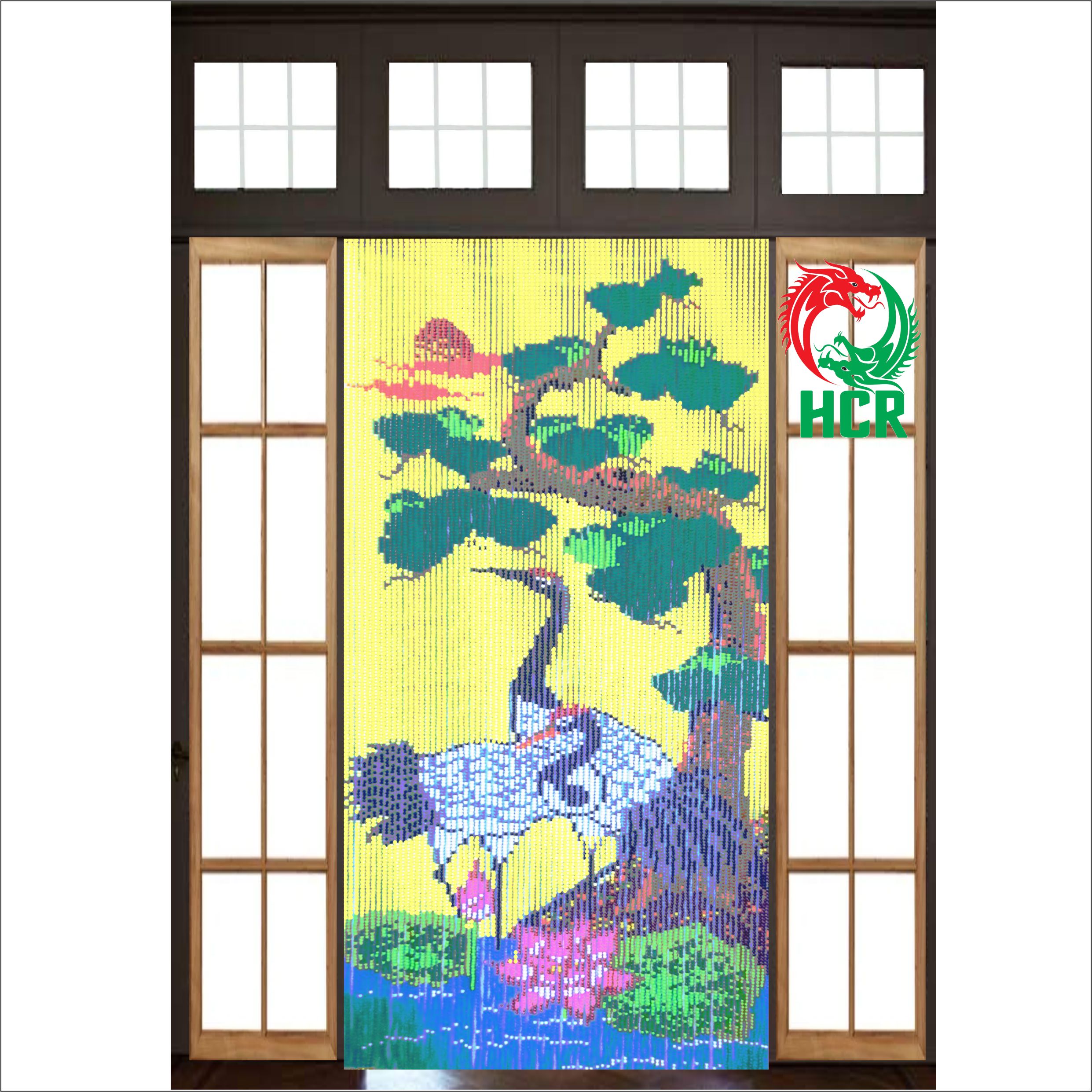 Màn hạt nhựa - Công ty Hai Con Rồng - Code 849 Hạc Tùng