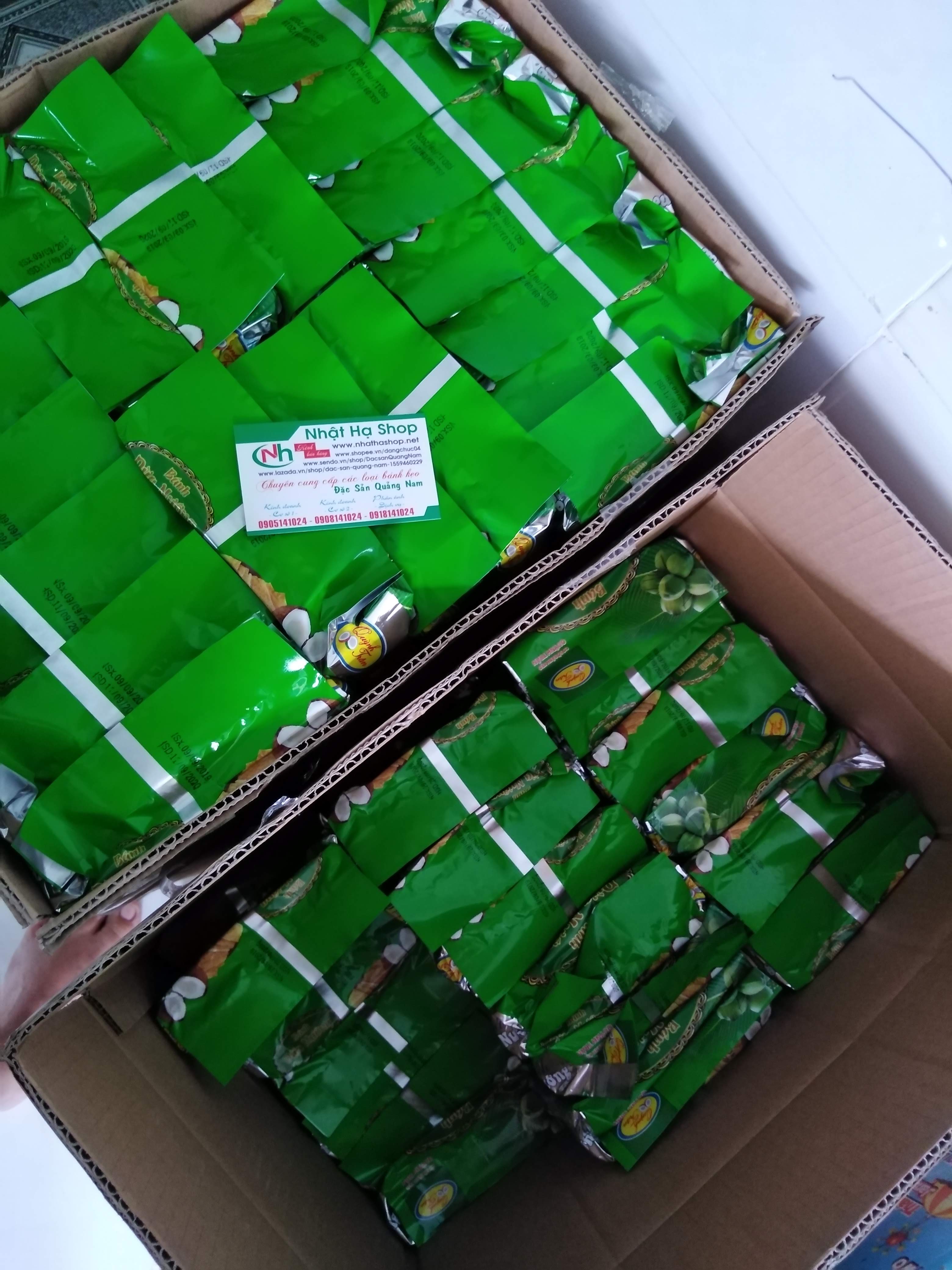 50 gói bánh dừa nướng Quỳnh Trân