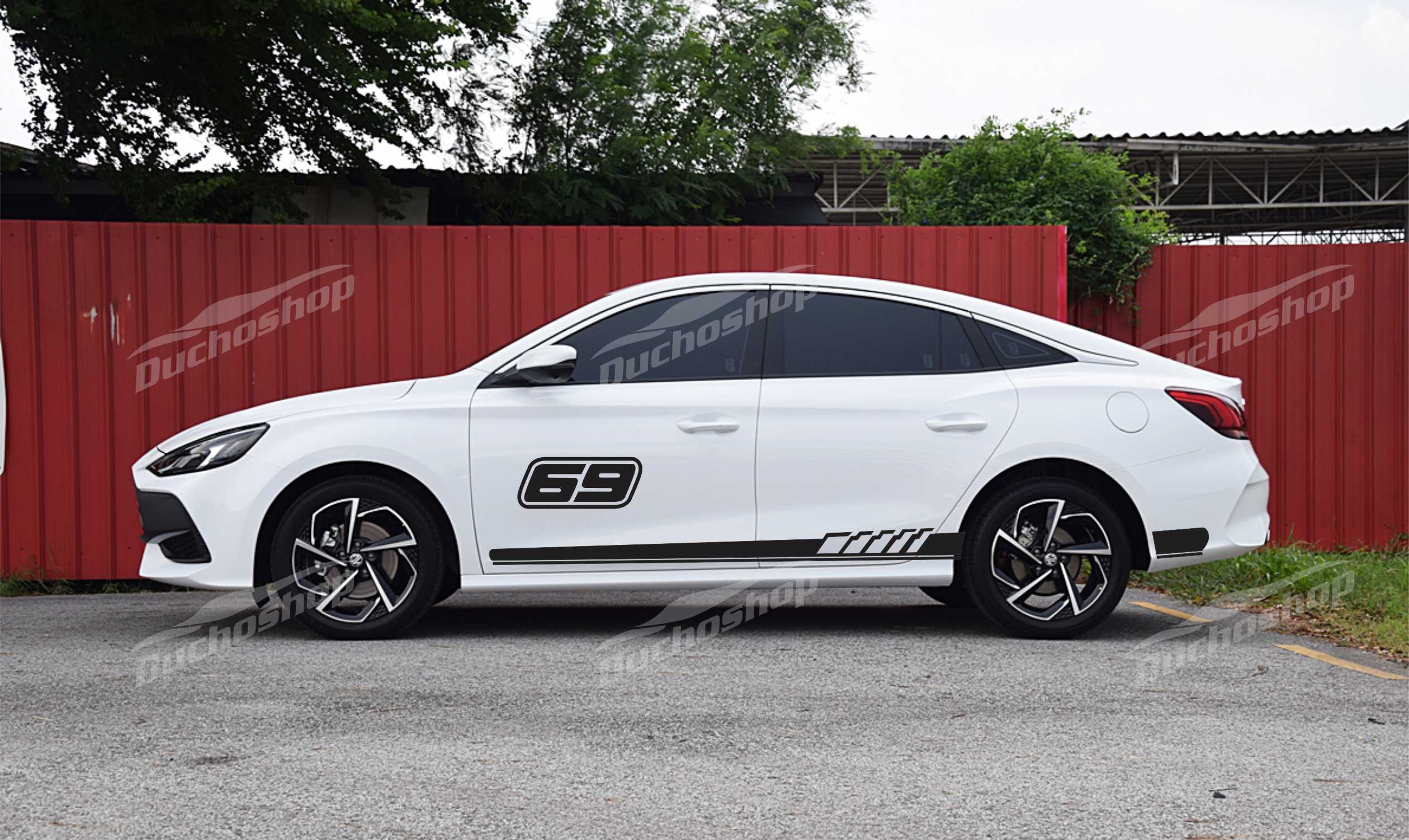 tem dán sườn xe MG thể thao 001