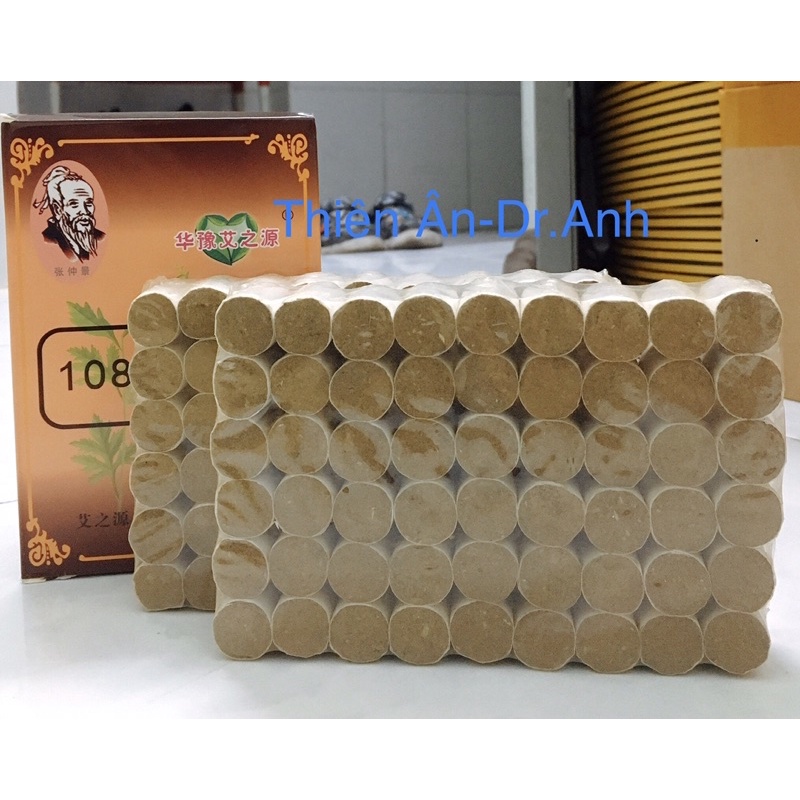 Điếu ngải đoạn 108- viên ngải 108[1 HỘP 2 vỉ 108 viên]