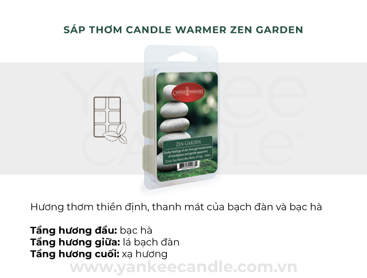 Sáp thơm Candle Warmer - Zen Garden