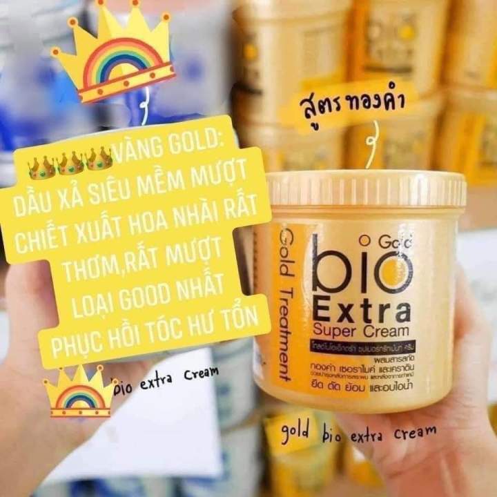 KEM HẤP Ủ TÓC BIO GOLD EXTRA SUPER CREAM THÁI LAN 500ML