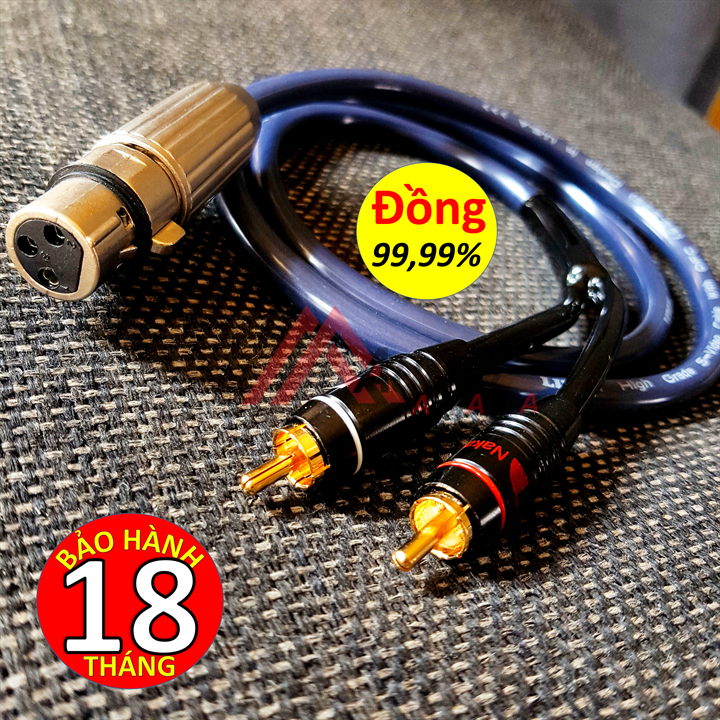 Cáp canon cái ra 2 av liton giá 01 sợi dài 1.5 mét