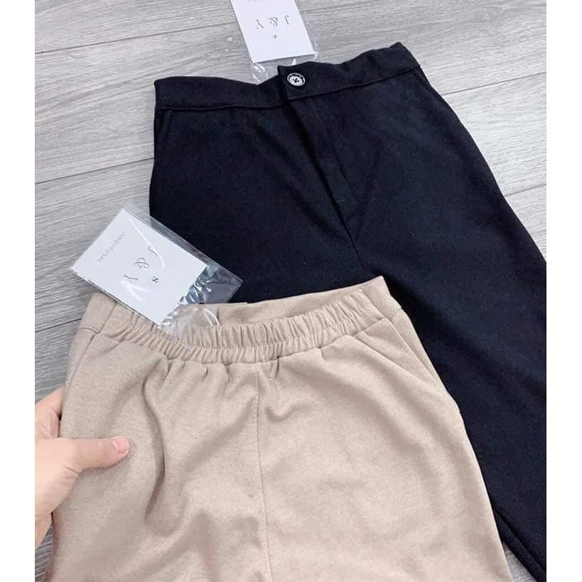 Quần baggy mì dạ khóa