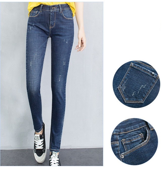 Quần jean nữ DÀI CÀO XƯỚC NHẸ  1032.05
