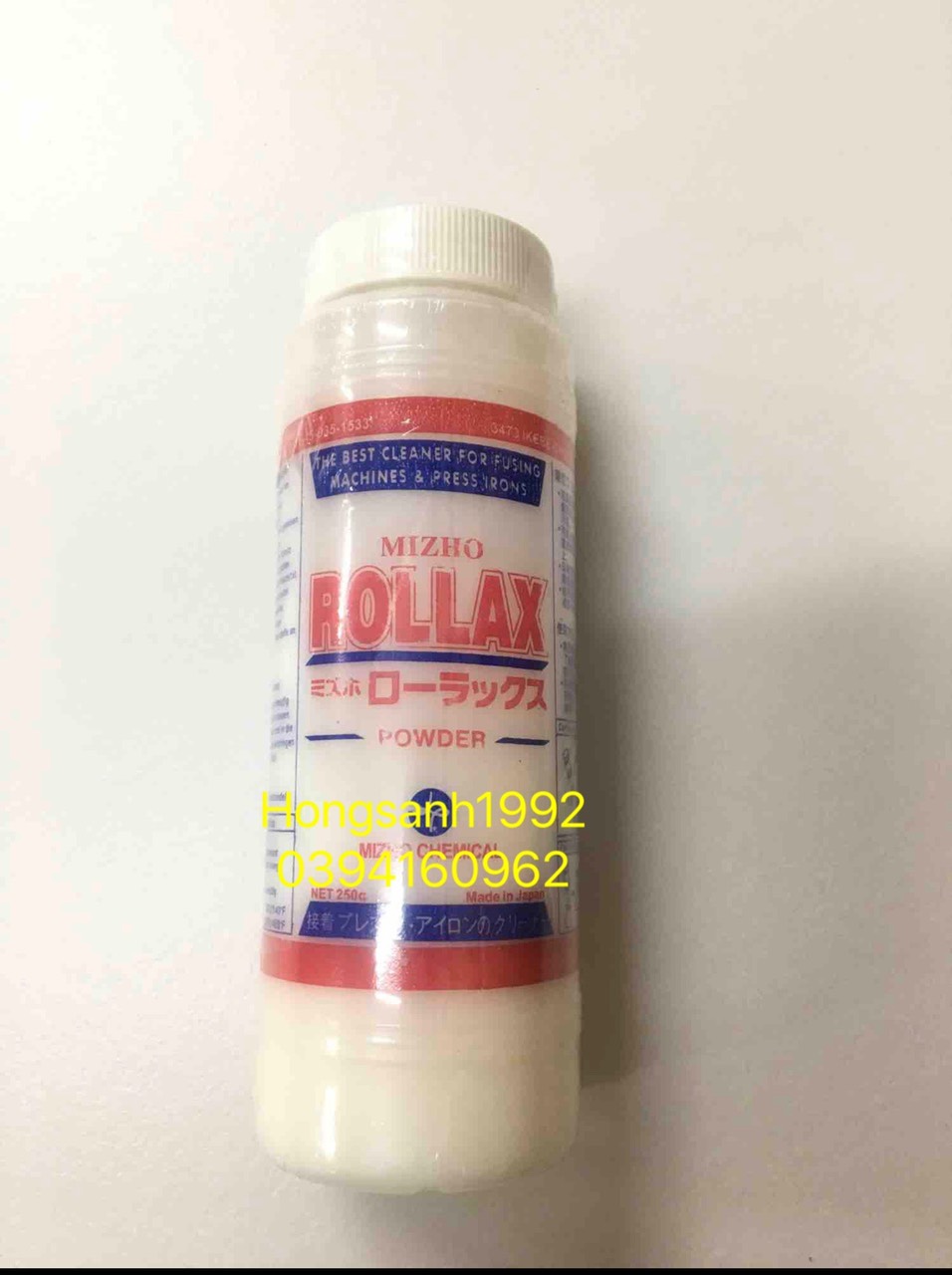 Bột lau băng máy ép, bàn là mex Rollax