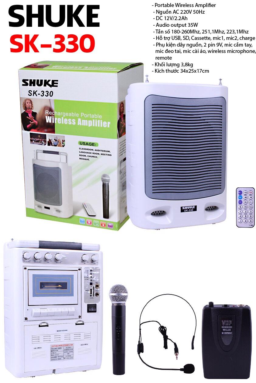 [HCM]Máy Trợ Giảng xách tay Shuke SK-330