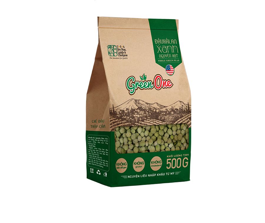 Đậu lăng xanh nguyên hạt Green One 500g