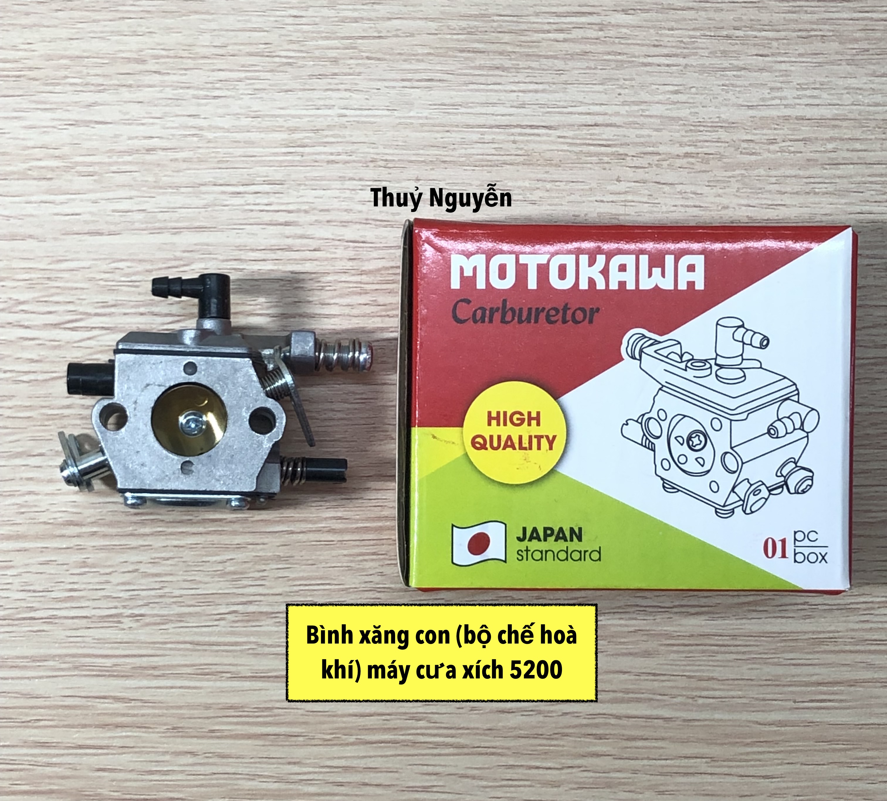 Bình xăng con (Bộ chế hoà khí) máy cưa 5200