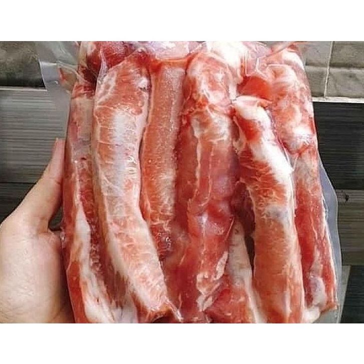 Sườn que sườn cọng - bịch 900gr (giao tphcm)