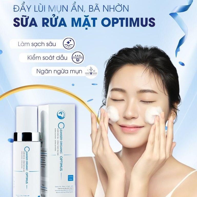 [Mẫu mới nhất ] Sữa rửa mặt Optimus Thanh Mộc Hương 120ml