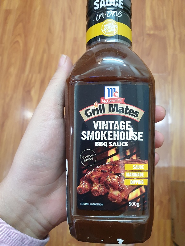 McCormick BBQ flavored sauce with smoke flavor 500g