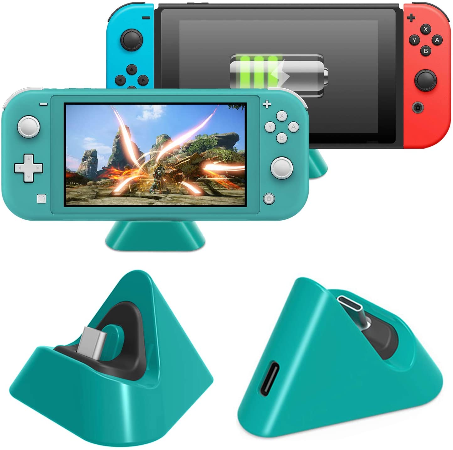 [HCM]Dock Sạc Mini Cho Máy Game Nintendo Switch Lite - KCD