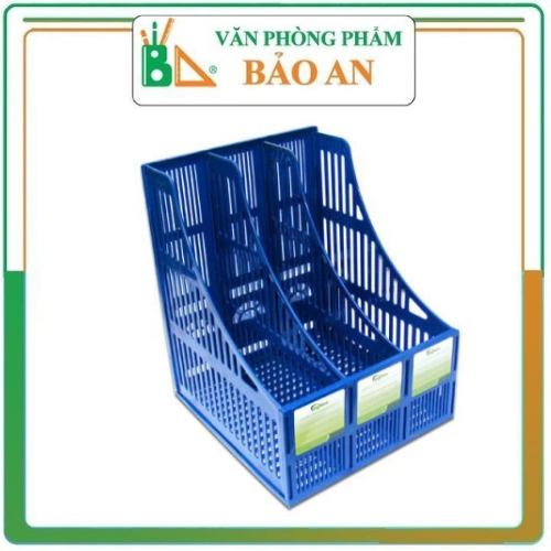 Khay đựng tài liệu nhựa 3 ngăn xukiva