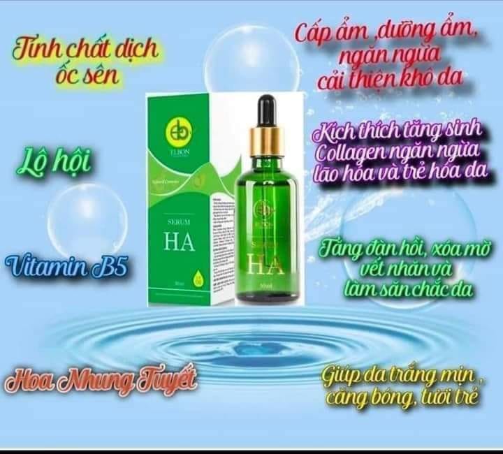 Serum HA cấp ẩm dưỡng da cao cấp Elbon