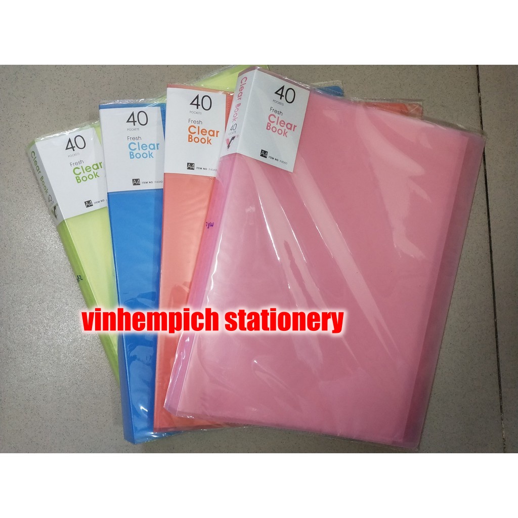 Bìa nhựa VC 40 lá
