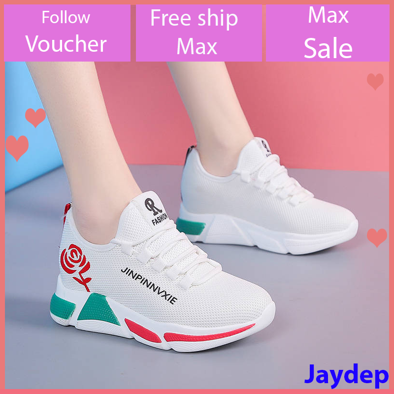 Giày sneaker thể thao nữ buộc dây phong cách hàn quốc V179