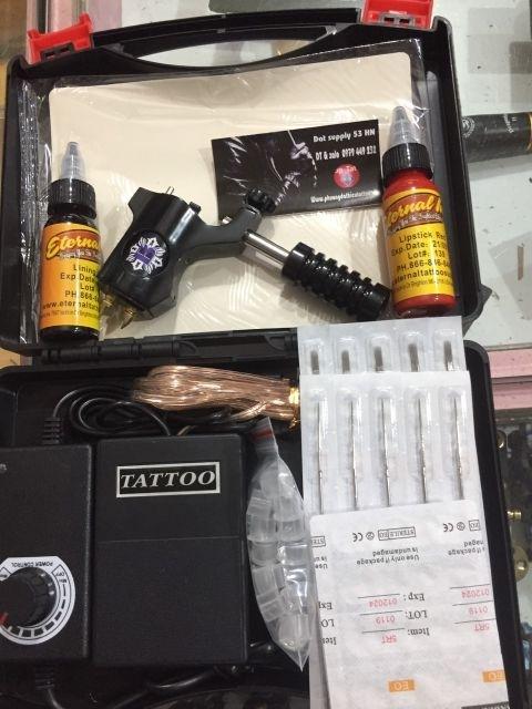 Bộ Combo 1 máy xăm đa năng Rotary F2 ( phát màu Shop còn )