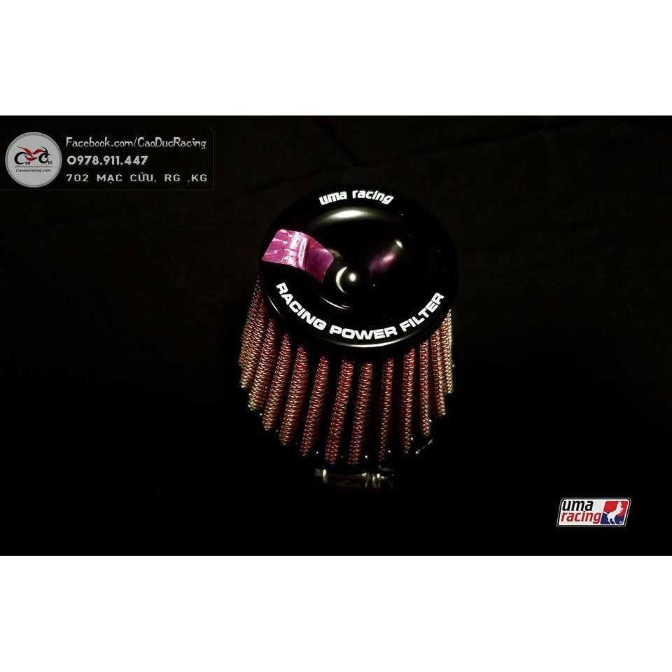 [Lấy mã giảm thêm 30%] Lọc gió trụ bánh ú Uma racing size 38 và 48