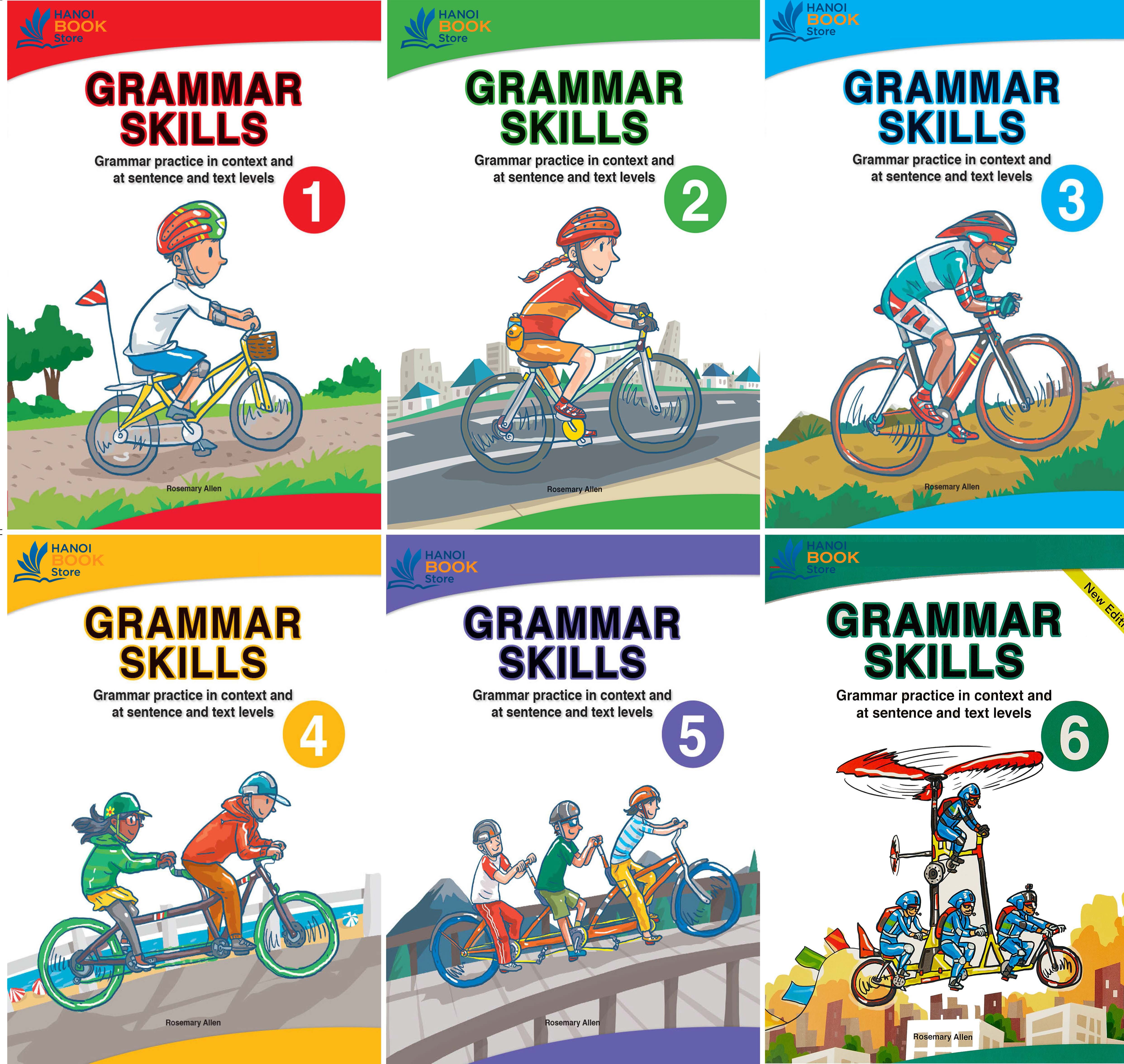 SCHOLASTIC GRAMMAR SKILL 1-6 (Sách đen trắng)