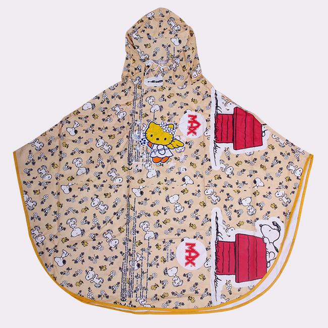 [HCM]Áo mưa cánh dơi cho bé từ 4 đến 6 tuổi dày in họa tiết hoa văn rất đẹp