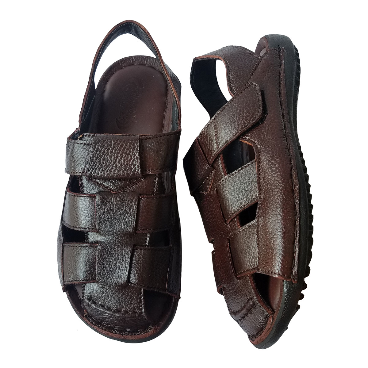 Giày Sandal Nam Bít Mũi Da Bò Thật BIGGBEN SDB111