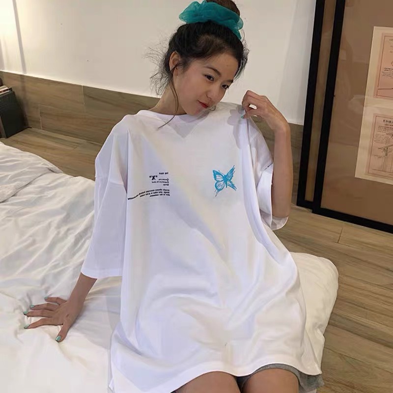 [HCM]ÁO THUN NAM NỮ TAY LỠ BUTTERFLY 3D SIÊU XINH TP