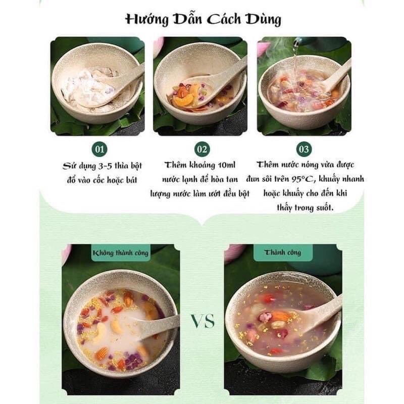 BỘT SEN NGŨ CỐC TÂM AN - GIỮ DÁNG ĐẸP DA!