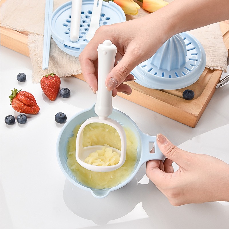 Bộ chế biến ăn dặm 9 dụng cụ kiểu Nhật cho bé