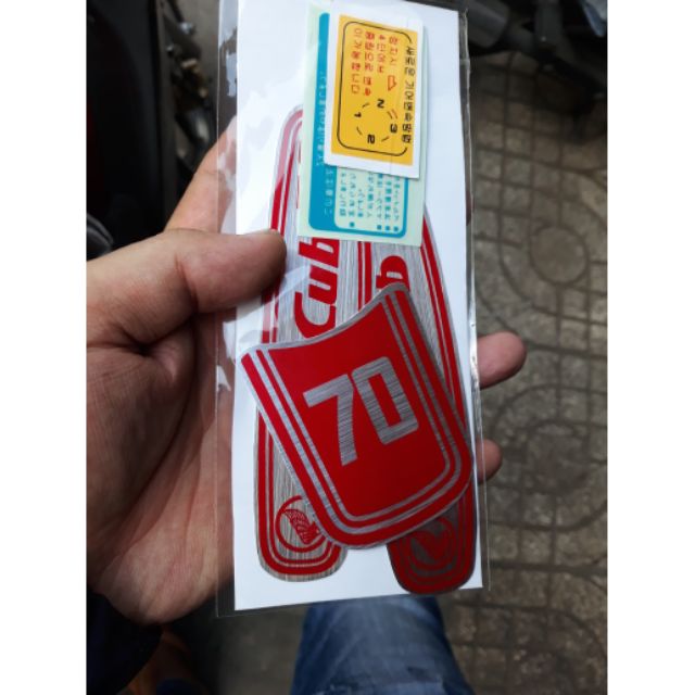 Tem xe cub 78 xe máy