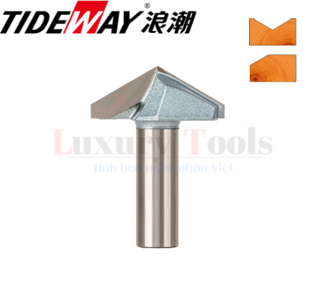 Mũi phay gỗ huỳnh ván vát 120 độ TIDEWAY