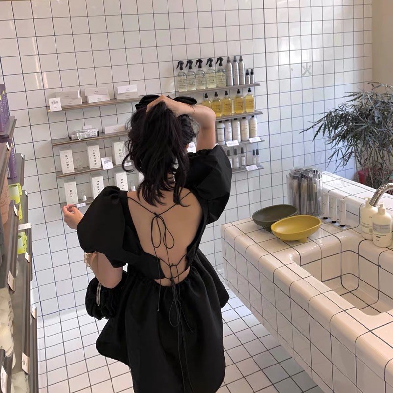 ĐẦM BABYDOLL HỞ LƯNG
