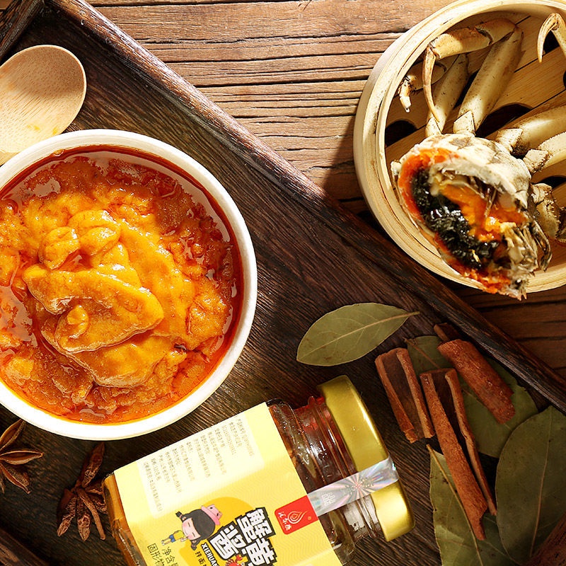 Sốt gạch cua trứng muối hũ 120gr