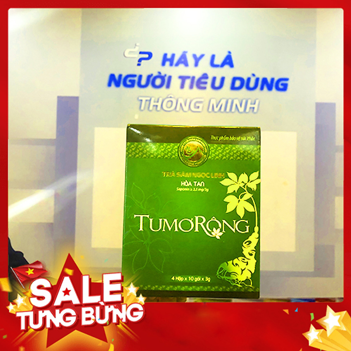 Trà sâm ngọc linh tu mơ rông kon tum hoà tan
