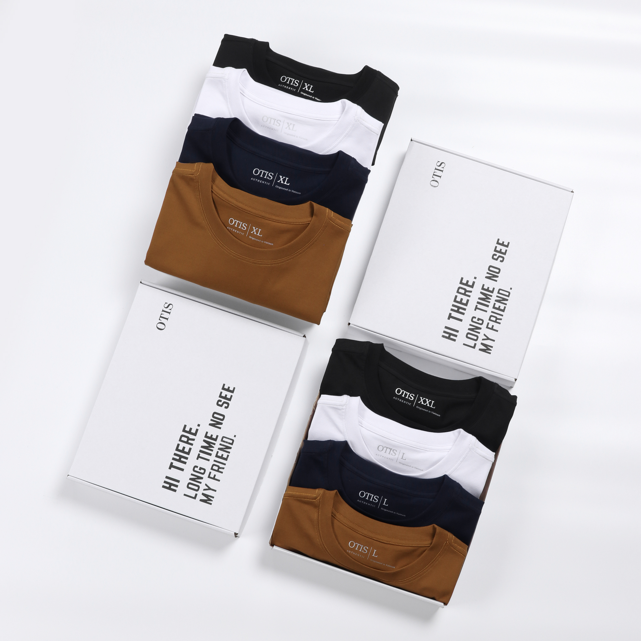 Áo thun nam cổ tròn BASIC vải Cotton 4 chiều, co giãn, dày dặn, form regular fit - OTIS