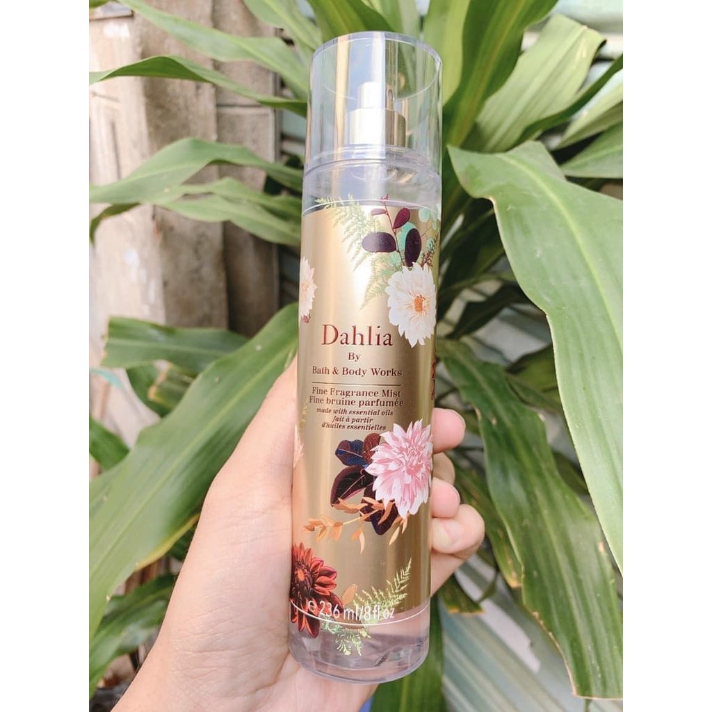 Xịt thơm Bath & Body Works - Dahlia 30ml/50ml/100ml +jɥȽÿ08+