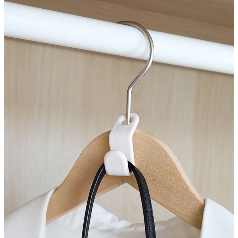 Đầu Nối Móc Treo Quần Áo Xếp Tầng, Tiết Kiệm Không Gian Tiện Lợi, Chất Liệu Bằng Nhựa Cao Cấp Đa Năng