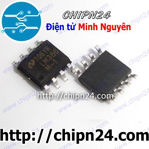[4 con] (SOP) IC Dán LM386 SOP-8 (SMD) (386 0.25W)