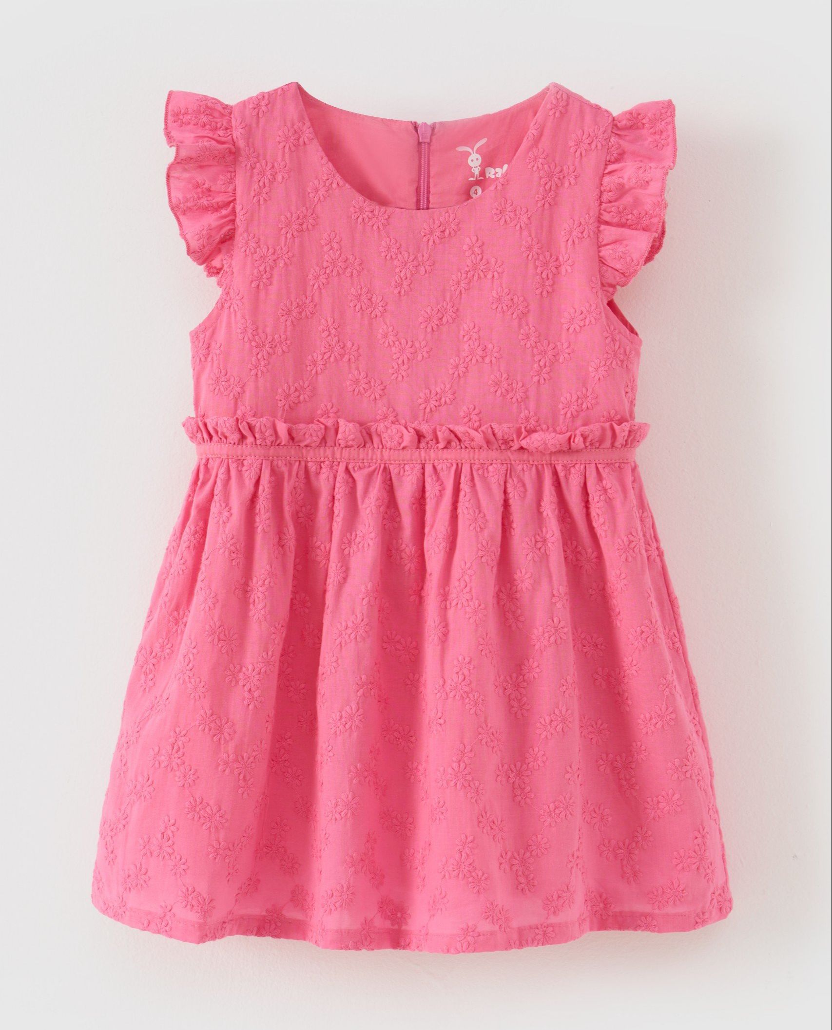 Váy công chúa bé gái Rabity đầm váy trung thu tay phồng ngắn tay, tay cánh tiên váy babydoll mặc đi tiệc đi chơi bé gái 92504