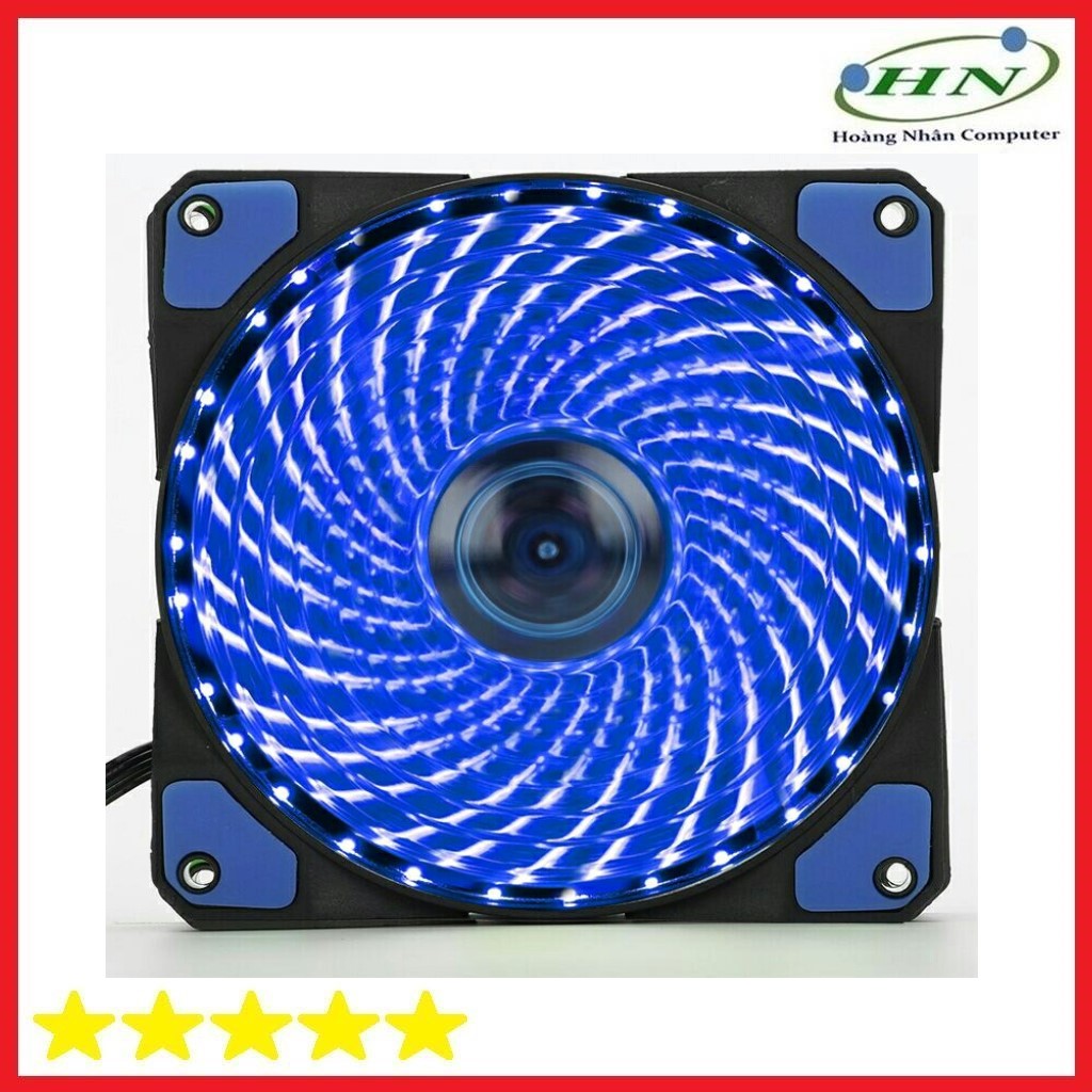 Fan Led 12cm Brushless fan 33 Led - Quạt Led 12cm màu xanh