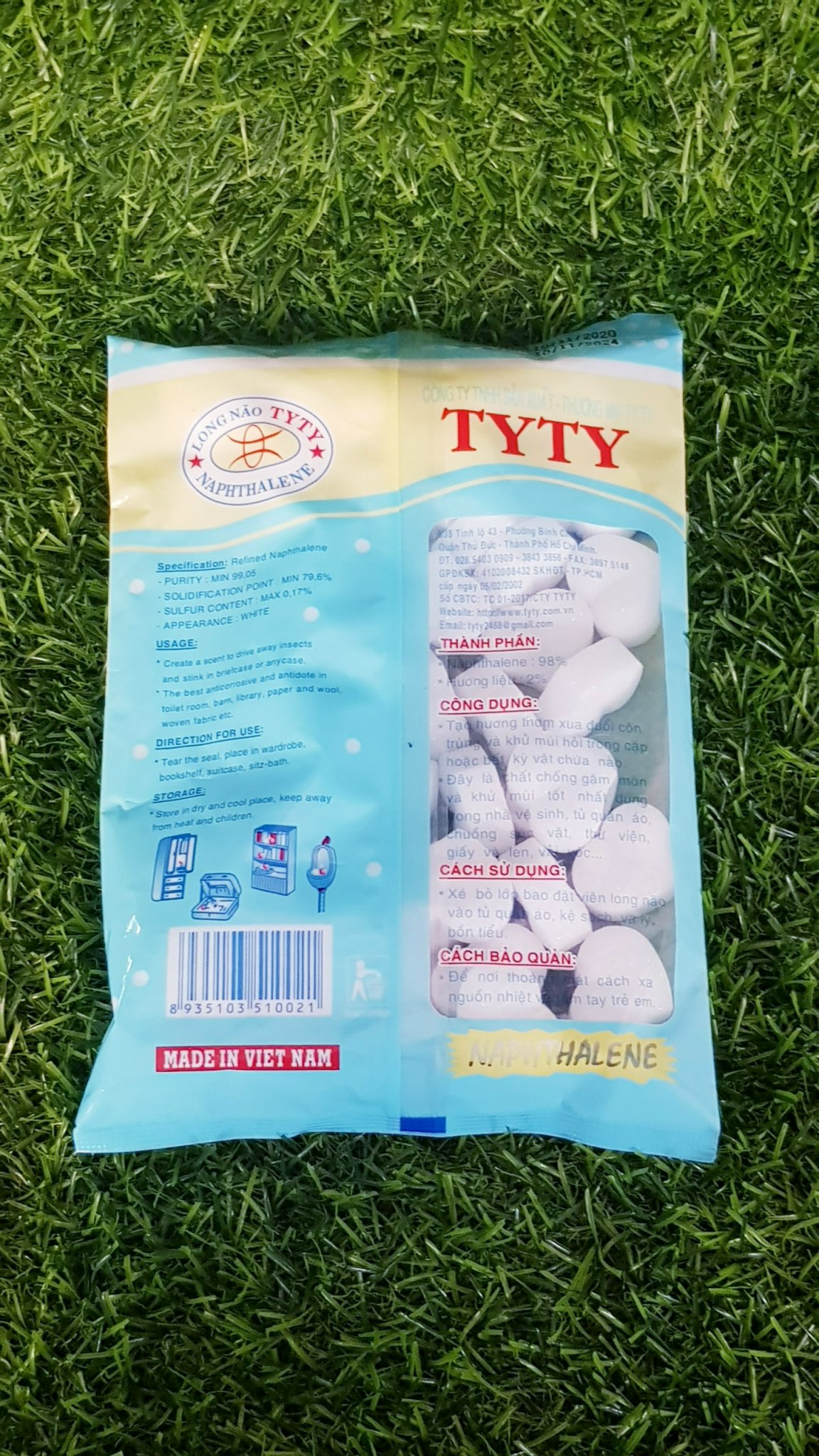 [HCM]Long não thơm TyTy trái tim 250g