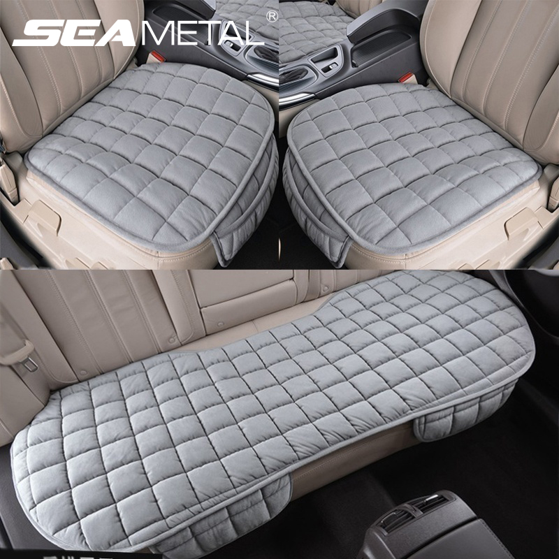 SEAMETAL Đệm ghế ô tô Đệm sang trọng ca rô Tấm bảo vệ ghế ô tô đa năng