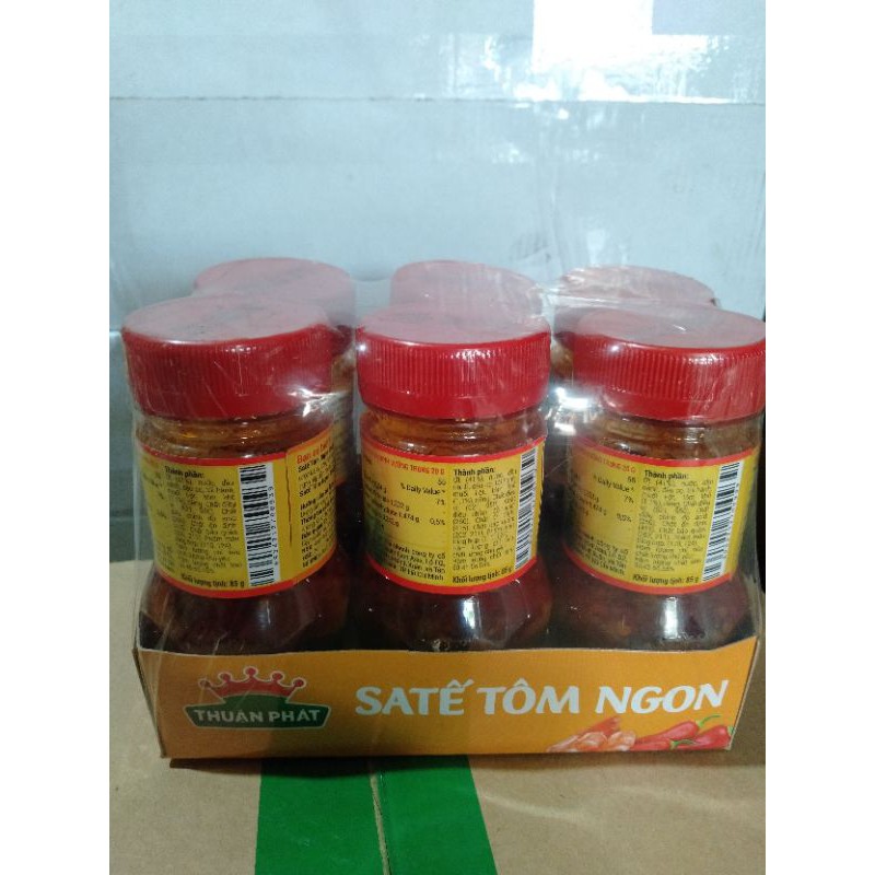 SATẾ TÔM NGON THUẬN PHÁT [hủ 85g] Siêu ngon