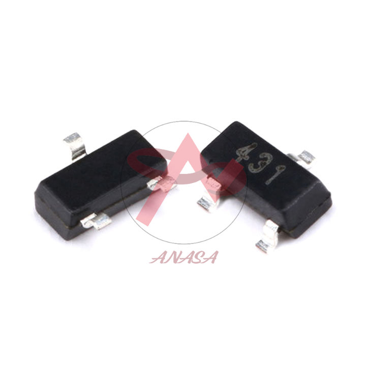 Transistor tl431 sot-23 36v 0.1a chân dán