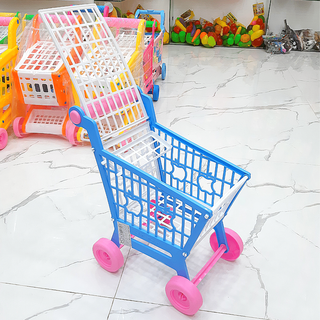 Đồ chơi xe đẩy siêu thị cho bé cao 46cm (có nhạc) HT7658S