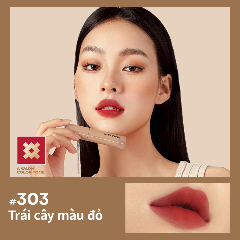 MISTINE Cloudy Matte Lip Glaze Lipstick 2.8g