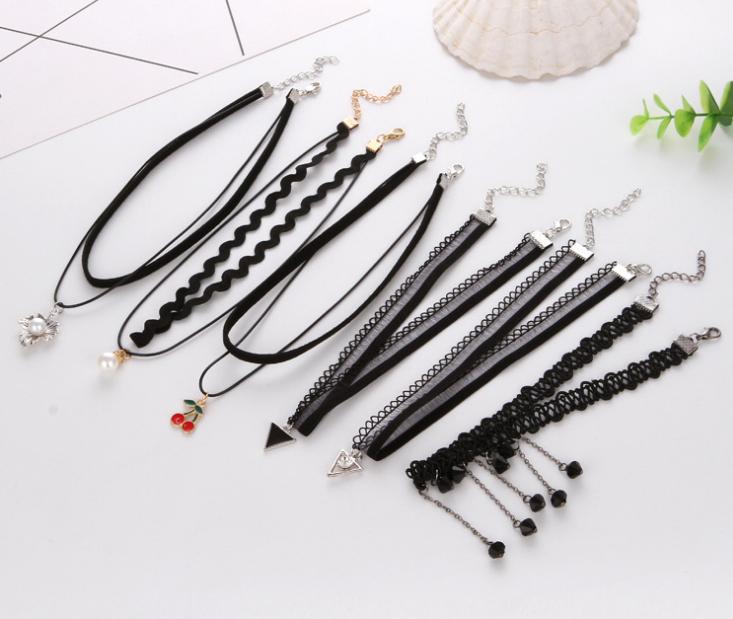 Choker vòng cổ choker cherry cá tính độc đáo