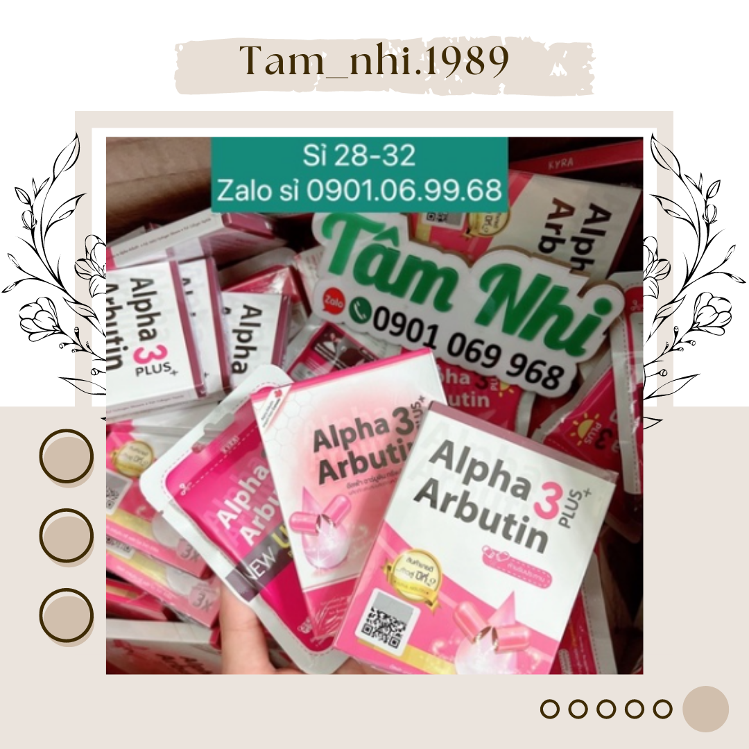 Kích trắng Alpha Arbutin Kích trắng Alpha Arbutin hàng chuẩn Thái Lan