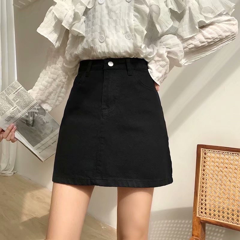 Chân Váy Ngắn Kaki - Chân Váy A Ngắn Basic Hàng Mới