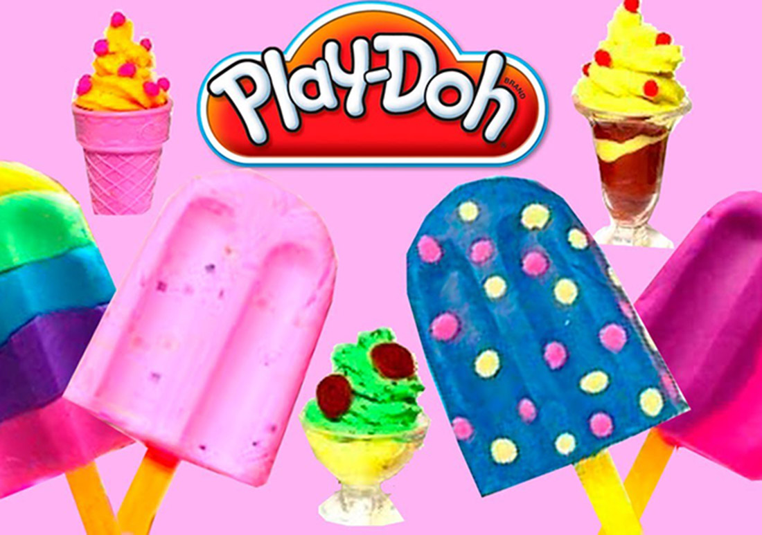 Bột nặn dough 6 màu ICE CREA
